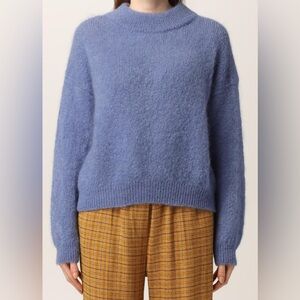 Alysi Periwinkle Blue Mohair Sweater Size Large